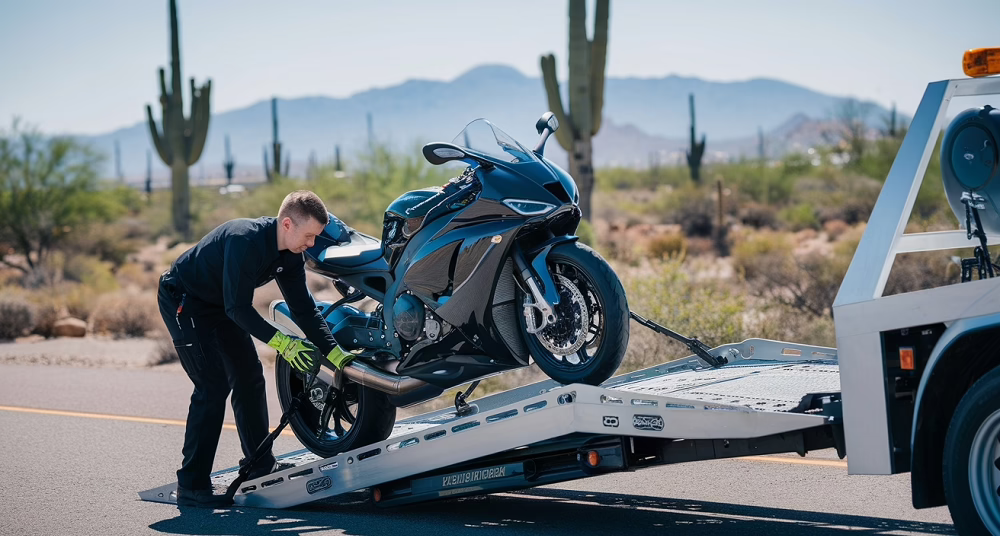Motorcycle Towing services in tucson